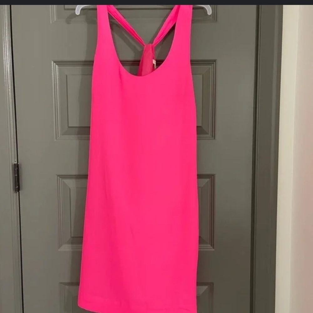 J. Crew Vibrant Pink Dress - Petite 12 NWT